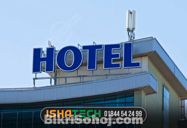 SS letter Steel Nameplate for Business Tower BD.